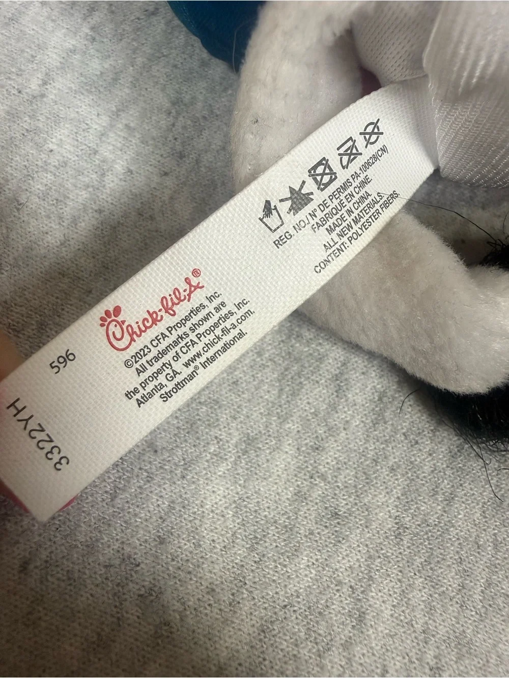 Chick-fil-A Summer 2023 Traveler Explorer Plush Cow Red Hoodie